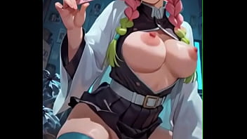 Mitsuri Kanroji riding dick (loop)