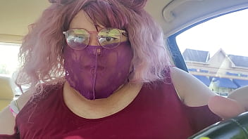 Chub sissy asking humiliating questions in public