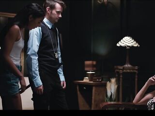 Lesbo Freeze Fetish - Brunette hair Latin babe Angel Stops Time And Pranks Coco Bae During the time that Sucking Her Boobs