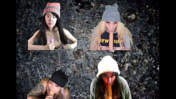 Four Girl Oral Grunge Party