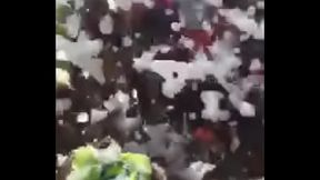 girls dancing beach party