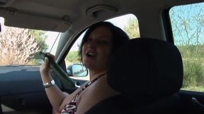 Attractive babes are pleasing dude's hard cock outdoors