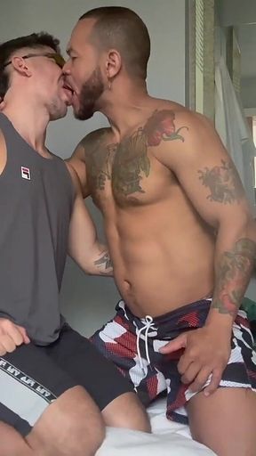 Older Thug Stepdaddy with Big Cock Fucking Latino