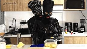 Latex chefs get kinky, full video - Alex Latex