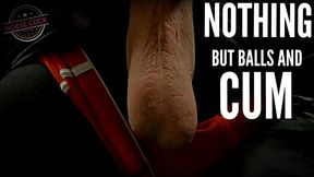 Bisexual Solo Male Stripper Shows Off Big Bouncing Balls & Huge Cock in POV Cumshot Scene