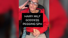 Hairy MILF Goddess Strap On Dildo SPH Pegging Humiliation