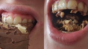Savoring Every Bite – Mouth, Teeth, and Swallowing Close-Up Fantasy