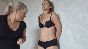 POWERFUL AND DEEP PUNCHES TO THE WALL 11 B