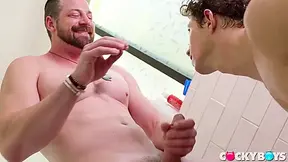 A Stepdaddy Dick In The Shower !