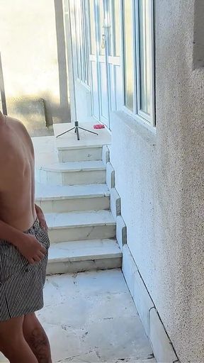 Full Video Whitened Cute Guy Gardener's Tight and Cumshot