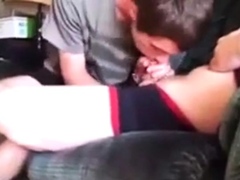 Bro Filming His Roommate Get Sucked by Young Guy