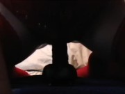 Zicken Pussy rides big black Dildo