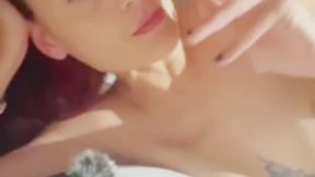 naked milf smoker in her bed