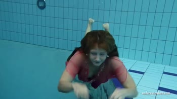 Submerged Seduction: Silvie's Hairy Underwater Delight
