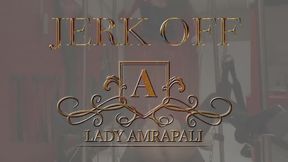 JERK OFF Total lenghts 1:11 minutes  Latex Bdsm Slave Handjob LadyAmrapali  Herrin Mistress Domina
