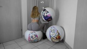 anime beachball destruction