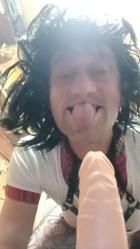 The whore is having fun