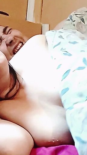 Unforgettable moment from "I crawled into my stepmom's bed early in the morning to fuck and have morning sex."