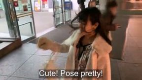Slim Beauty's Sexy Service: Short Statured Girl Delights Friends With Minimalist Body