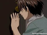 Hardcore hentai sex with a tiny girl in bonds and with a mouth gag and her sister