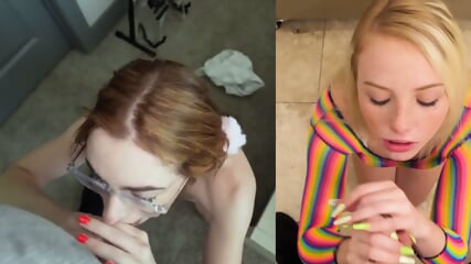 Where did you learn that? Teen dick drainers PMV