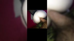 Sexy girl with pale ass getting anal pounde din doggystyle