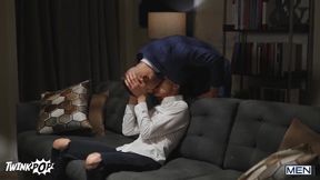 Twinkpop  - Devy sucks Troye's cock, then feeds his hard dick to the twink