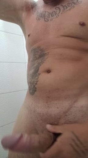 Shower masturbation