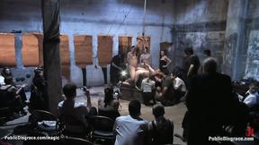 ”Brunette on a leash ass fucking public fucked”