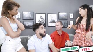 FREAKY DADS Penis and Peter has been exchangin Lingerie of their stepdaughtr