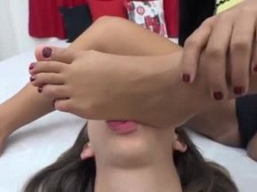 Slavegirl worship mistress feet mfx