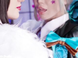 Anal manga cosplay Genshin hawt lesbo screw with giant strapons