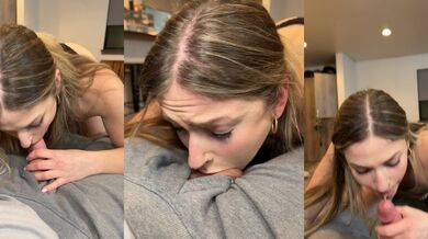 Sorority Girl Creams on Cock before taking Facial