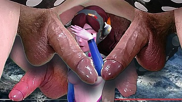 Cockbox3d - update #7 - e3 OVA DVa Tennyson breast growth Gwen blowbang double barrel frottage giant cock docking big dick worship Tinkerbell size woman reach around handjob CFNM MMMMF