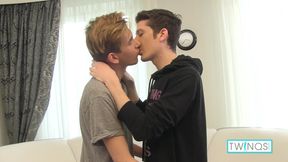 Aaron A Covers His Chest And Abs With Creamy Cum After Masturbating!