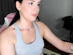 Beauty small tit amateur teen masturbating her shaved pussy