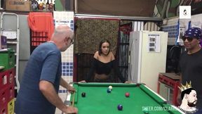 teen brazilian alice gets stuffed with cocks by older men in her first gangbang