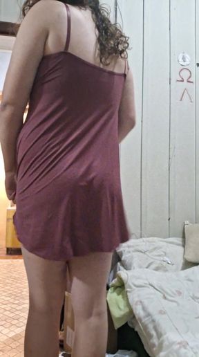 Showing my nightgown