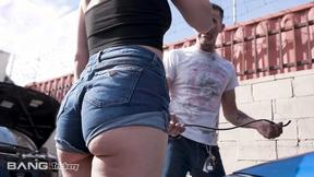 ”Trickery - Aidra Fox Pays The Mechanic With Her Cunt”