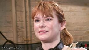 ”Trapped head trainee Double penetration banged”