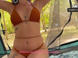 Vlog - I Camped with My Girlfriend and Came on Her Face!