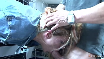 Beautiful Whore gets Fucked Hardcore In the Market while Working