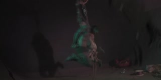 shibari hook suspension - TATTOO couple Bondage in the air