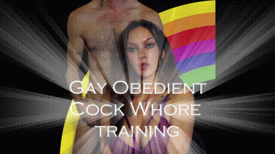 Gay Obedient Cock Whore Training