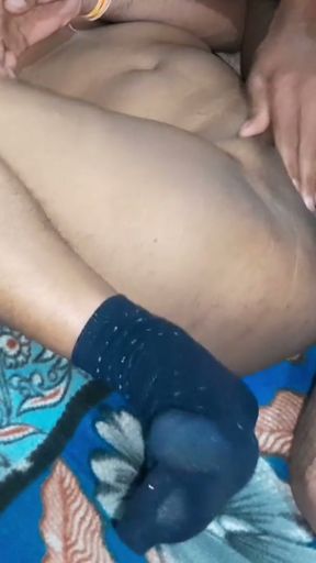 My boyfriend fucked me so much at night that made a bosom of my pussy   Clip 1