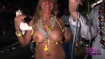 Awesome Tit Flashing At Key West Swinger Party