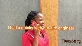 i had a quicky with our site engineer.