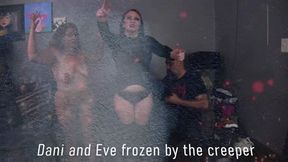 Dani and Eve get Frozen by Creeper 3