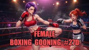 Female Boxing Gooning #27D: Knockout Queen's Ring Goon State (Animated, Music, Text)