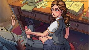 Innocent witches - Hermione Granger Handjob (added sound effects)
